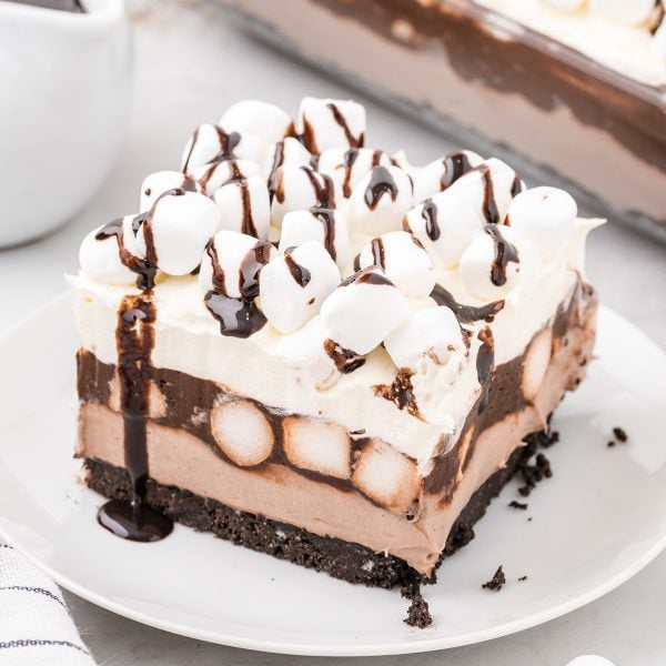 Hot Chocolate Lasagna (No-Bake Dessert) - Princess Pinky Girl