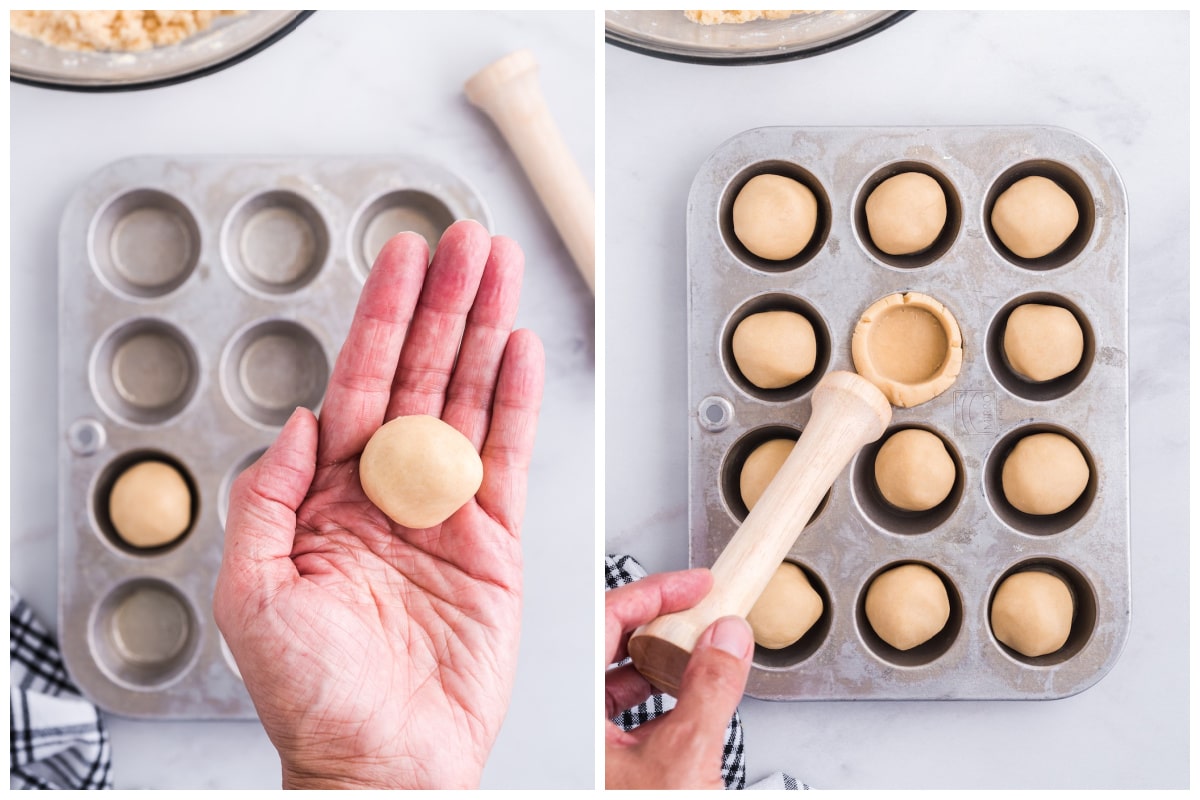 roll dough into balls