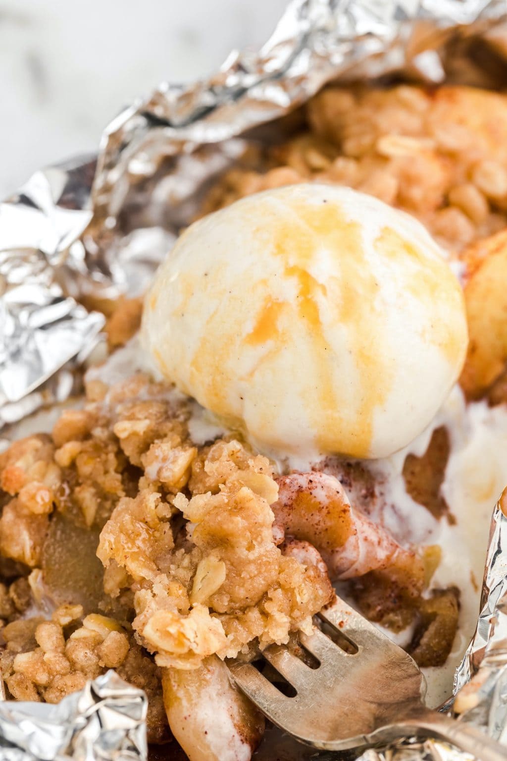 Campfire Apple Crisp Foil Packets Campfire Grill Oven Princess 