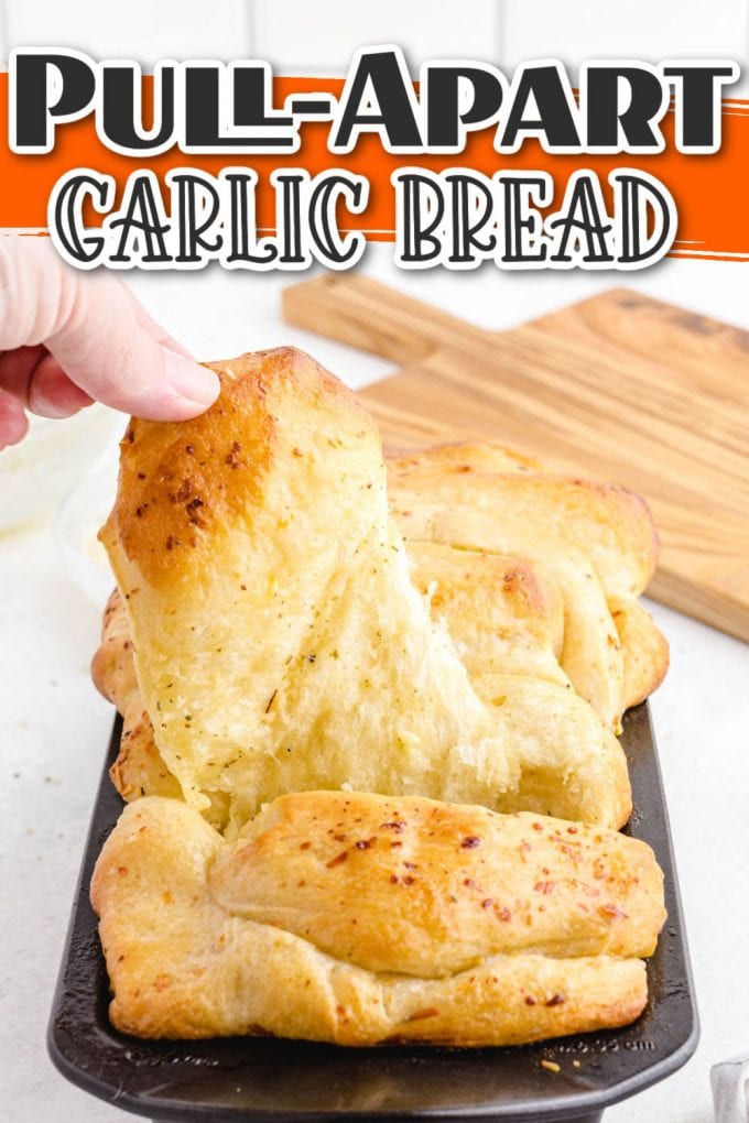Cheesy Pull Apart Garlic Bread pinterest