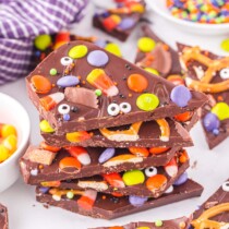 Halloween Candy Bark feature image
