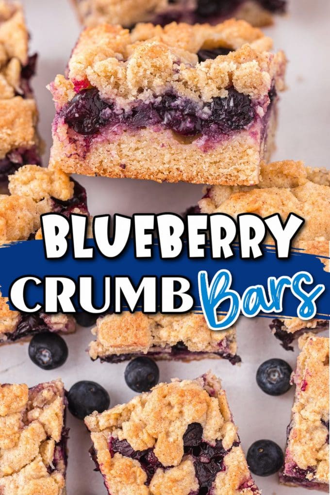 blueberry crumb bars pinterest