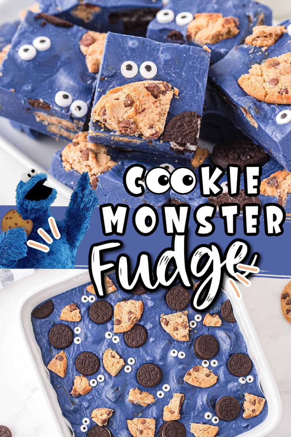 Cookie Monster Fudge - Princess Pinky Girl