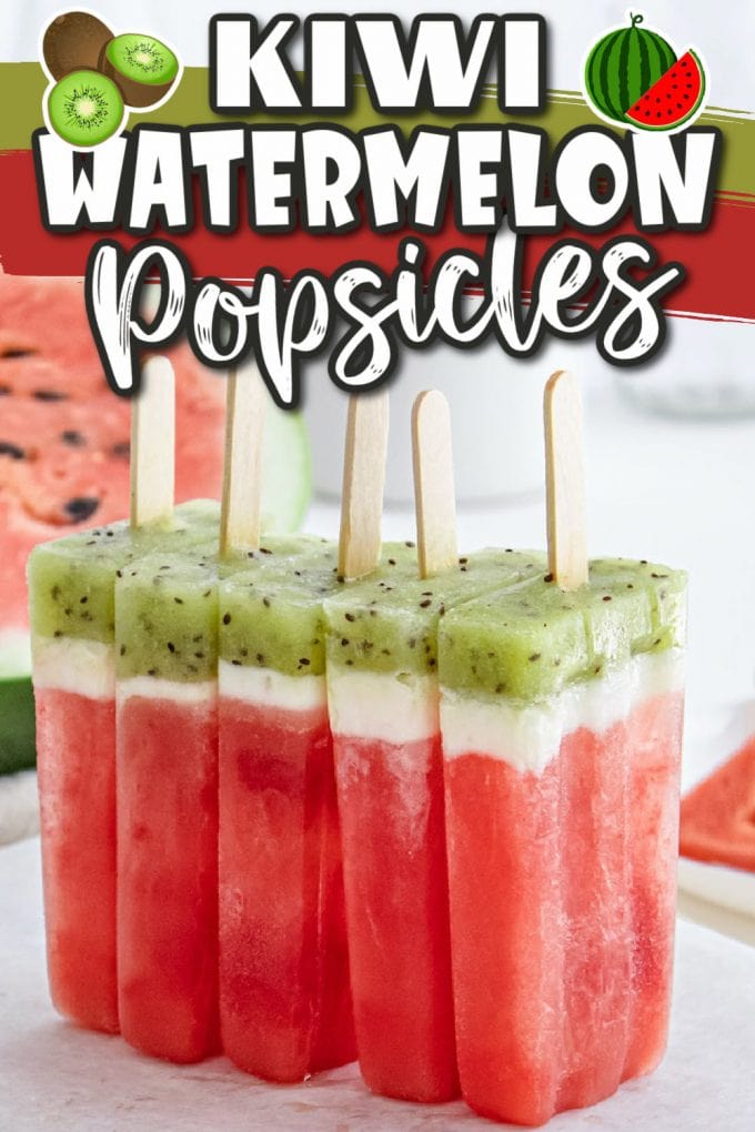 kiwi watermelon popsicles pinterest