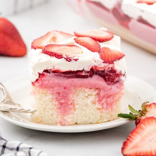 Strawberry Snacking Cake - Princess Pinky Girl