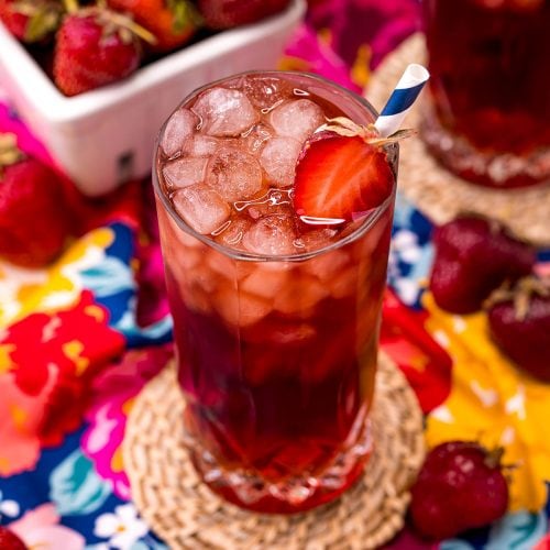 Peach Iced Tea (Sweet Tea Recipe) - Princess Pinky Girl