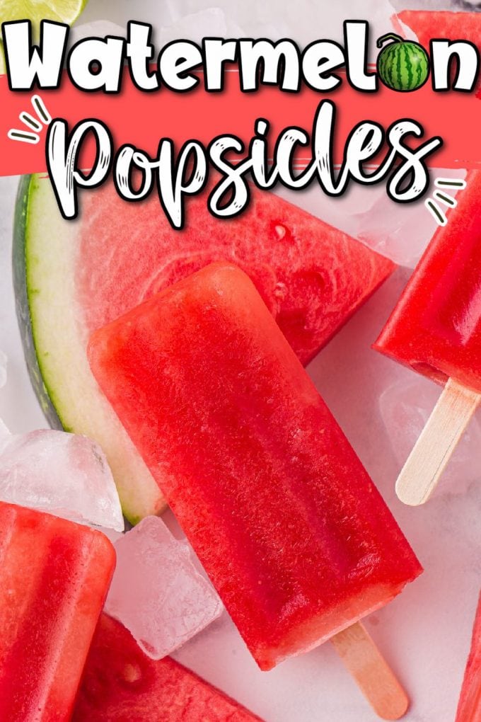 watermelon popsicles Pinterest
