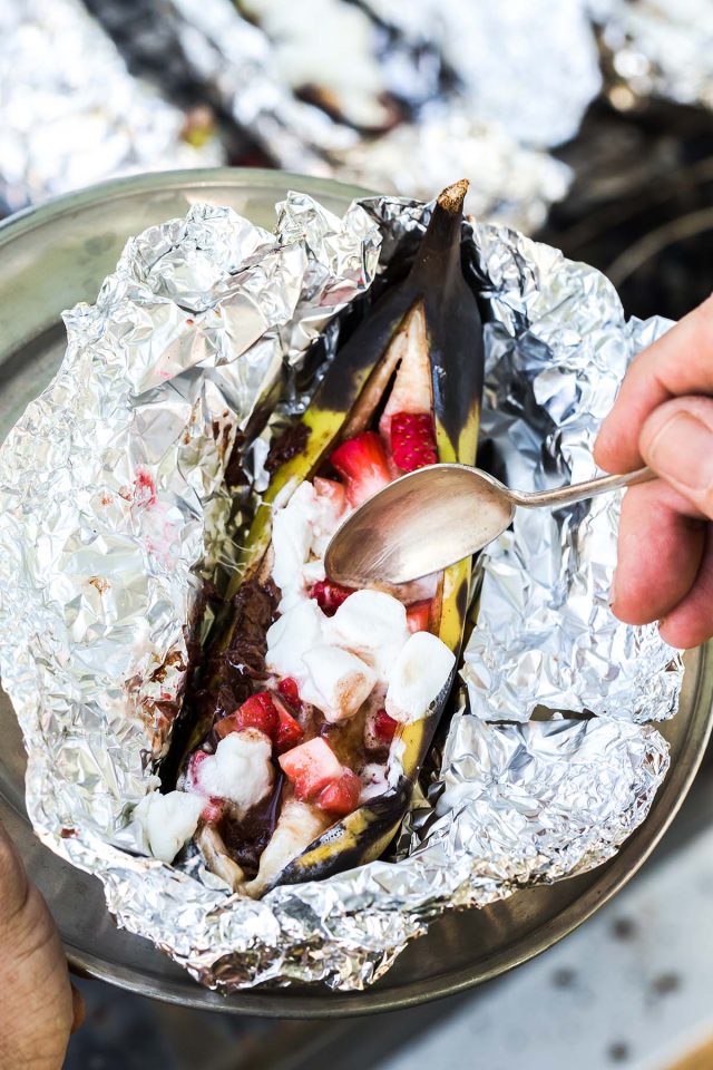 Campfire Banana Boats - Princess Pinky Girl