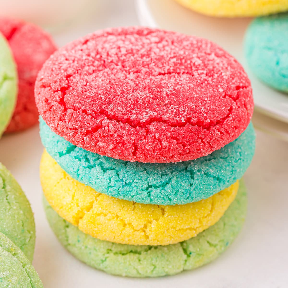 Jello Cookies (Easy Sugar Cookie Recipe) - Princess Pinky