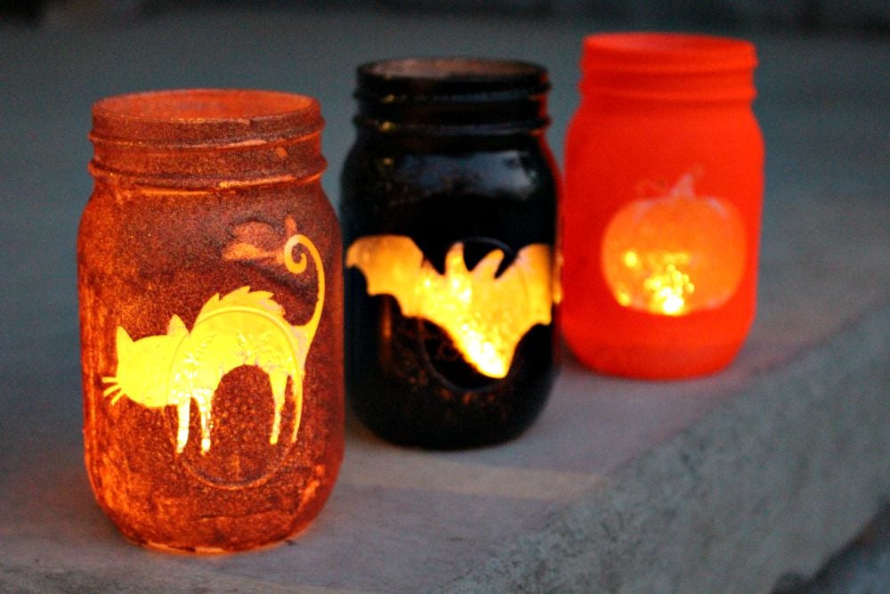 Romantic Evening Mason Jar Lanterns