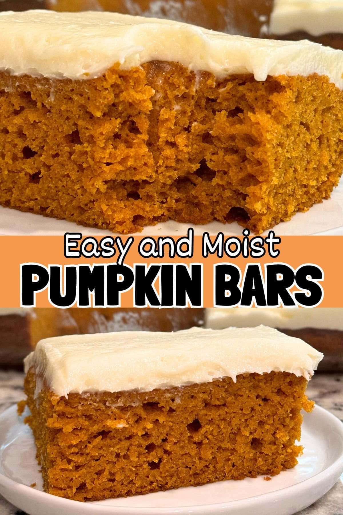 pumpkin bars pin.