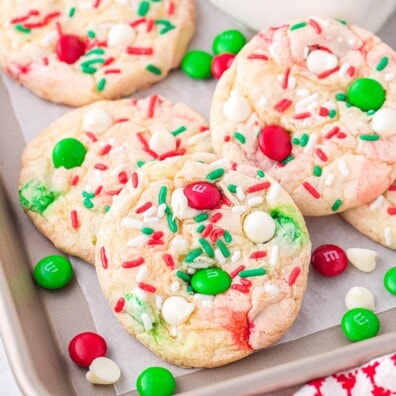 M&M Brownie Mix Cookies - Princess Pinky Girl