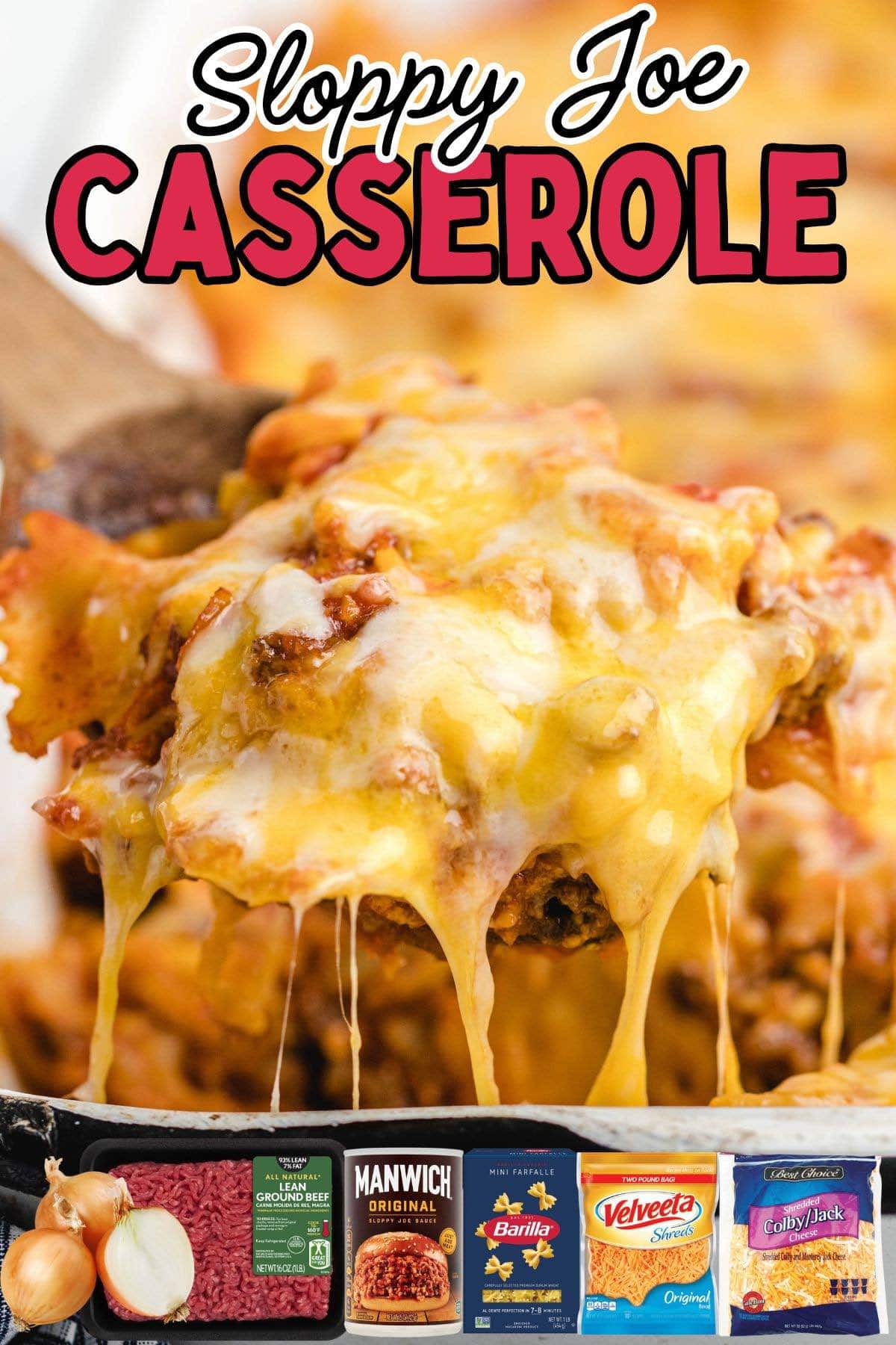 Sloppy Joe Casserole pin