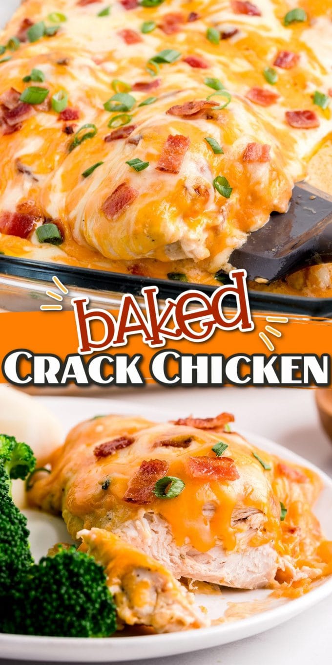 Baked Crack Chicken pinterest