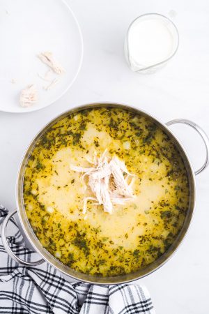 Creamy Chicken and Rice Soup - Princess Pinky Girl