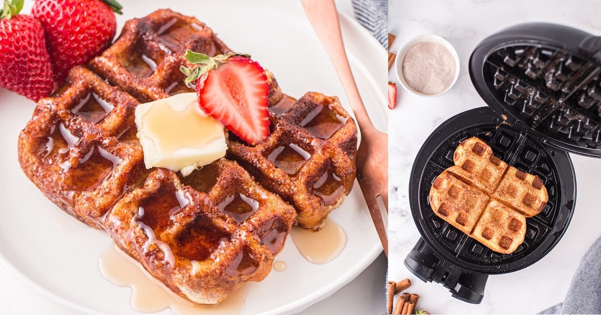 Strawberry French Toast Waffles  What's Cookin' Italian Style Cuisine