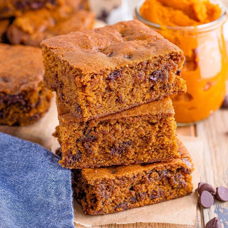 pumpkin blondies featured image