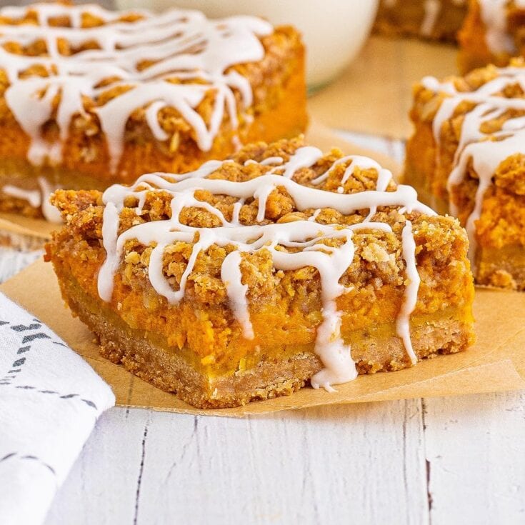 Pumpkin Streusel Bars feature image