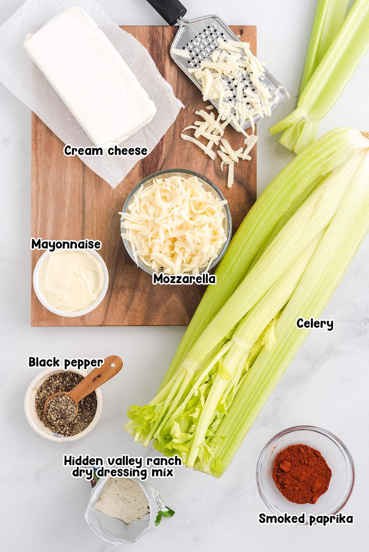 stuffed celery ingredients. 