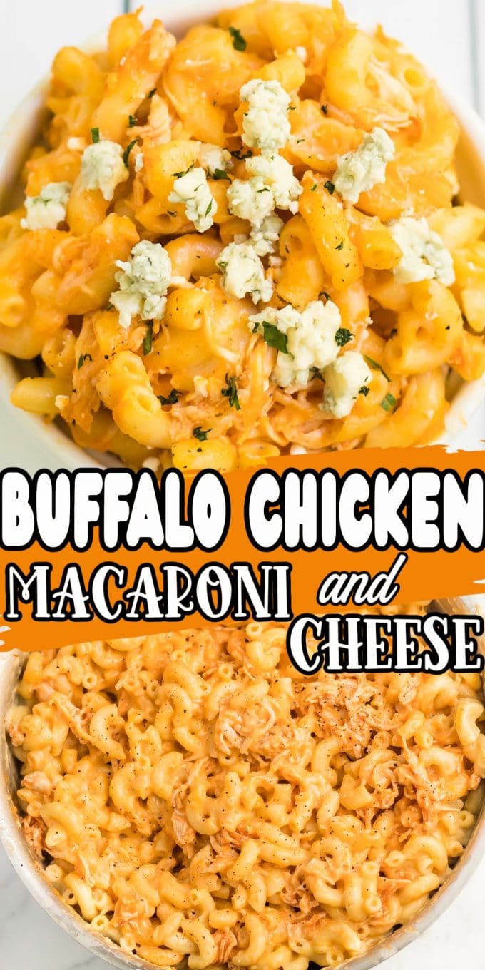 Buffalo chicken macaroni and cheese pinterest