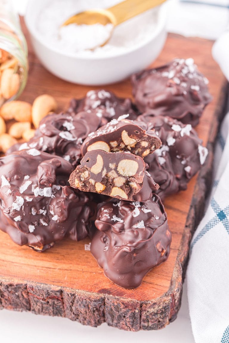 Chocolate Cashew Clusters (5Minute Recipe!) Princess Pinky Girl