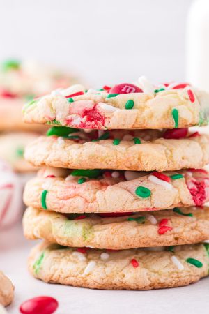 Christmas Cake Mix Cookies - Princess Pinky Girl