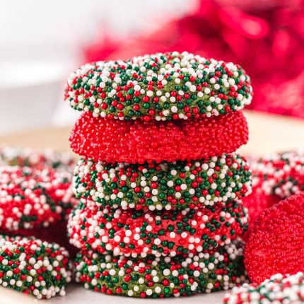 Christmas Sprinkle Cookies - Princess Pinky Girl