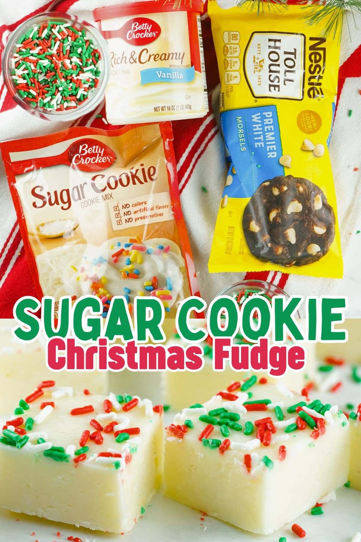 sugar cookie christmas fudge pin.