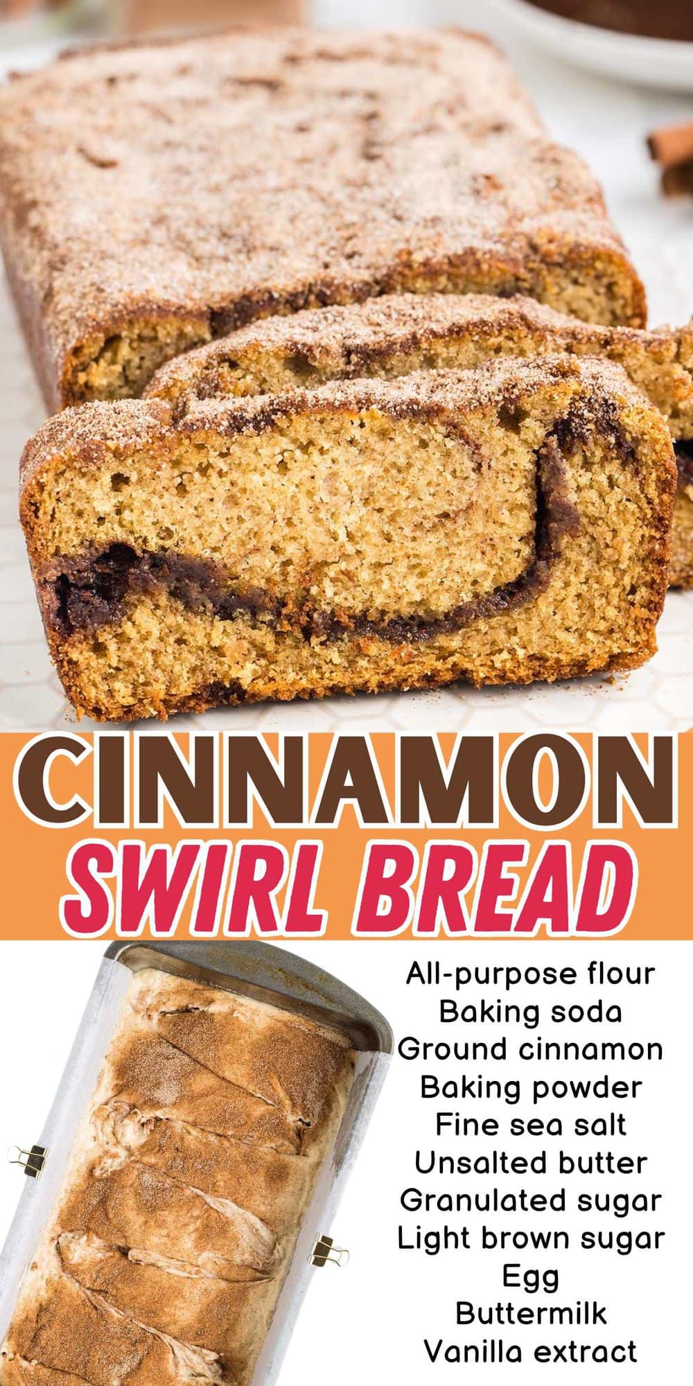 Cinnamon Swirl Bread pinterest