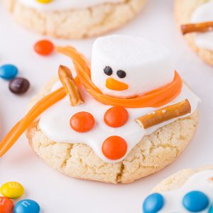 Melted Snowman Cookies featured image
