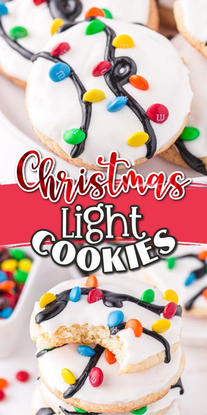 Christmas Light Cookies pinterest