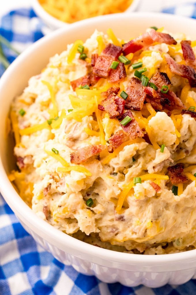 Best Fully Loaded Mashed Potatoes Recipe - Princess Pinky Girl