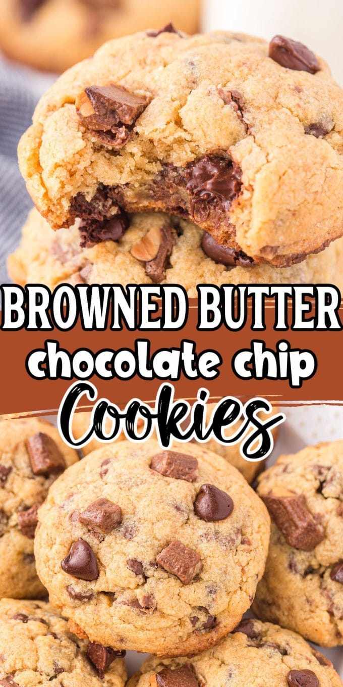 Browned Butter Chocolate Chip Cookies pinterest