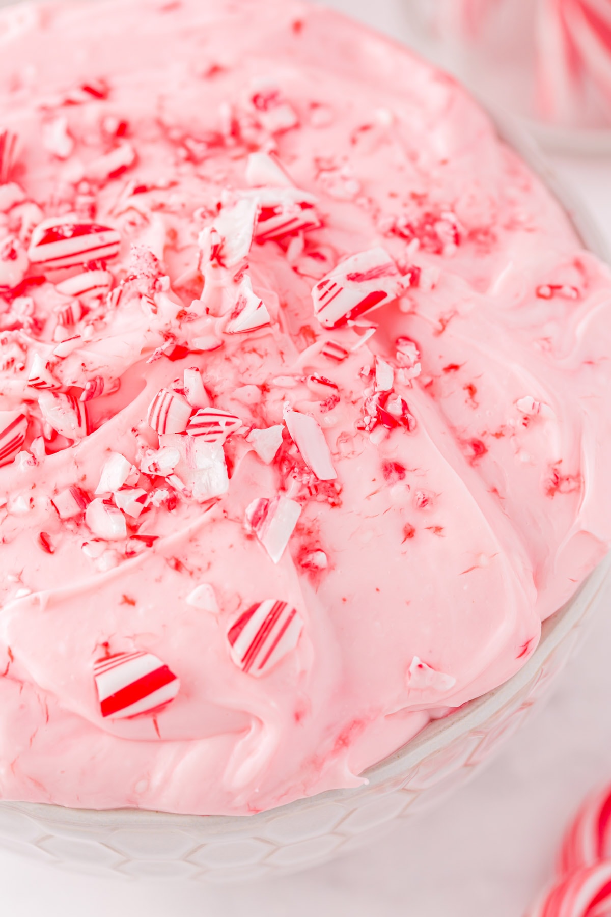 Candy Cane Dip in a bowl