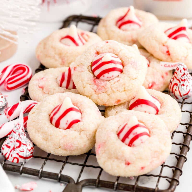 Candy Cane Kiss Cookies Princess Pinky Girl