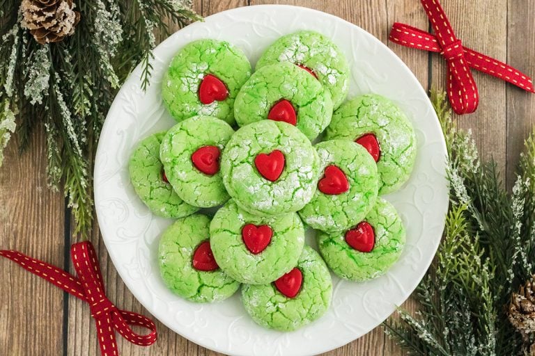 Grinch Cake Mix Cookies Princess Pinky Girl