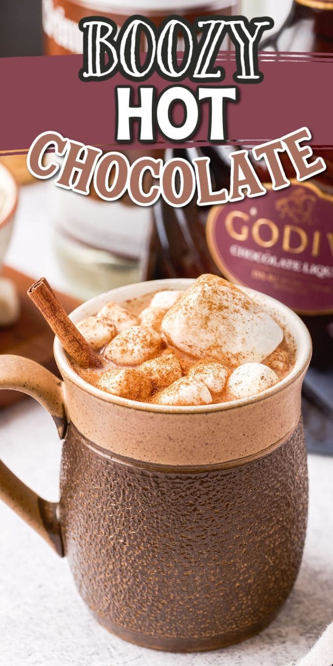 Boozy Hot Chocolate pinterest