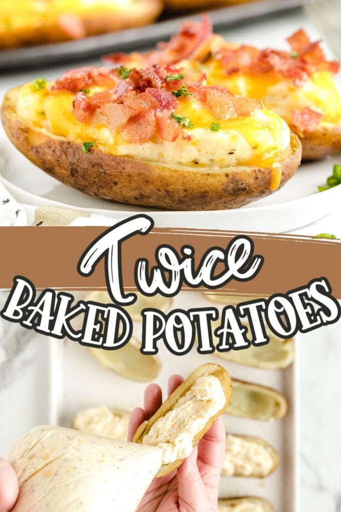 Twice Baked Potatoes pinterest