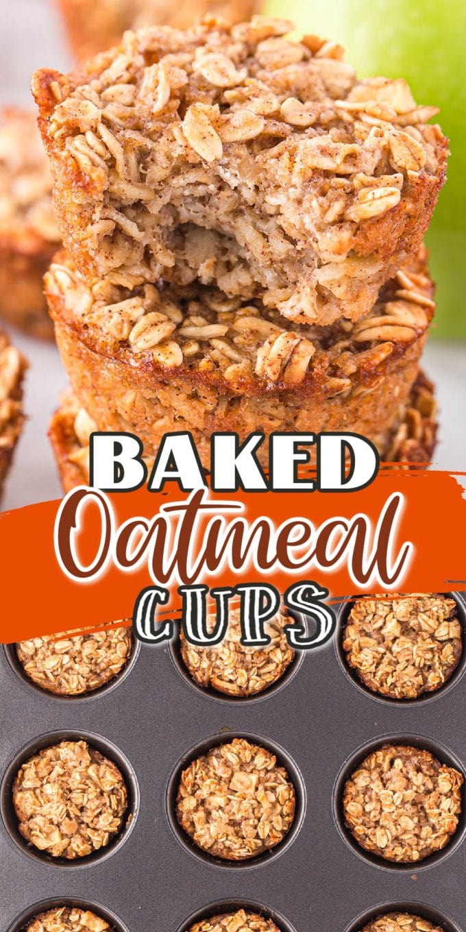 Baked Oatmeal Cups pinterest