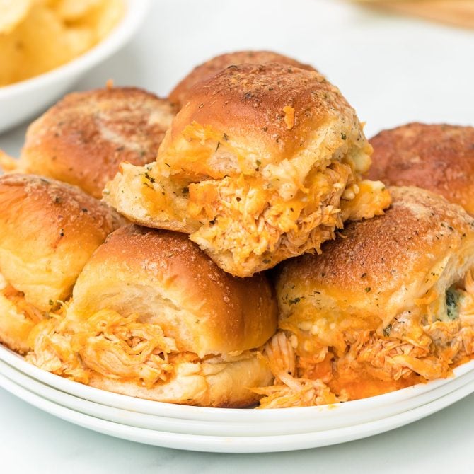 Buffalo Chicken Sliders - Princess Pinky Girl