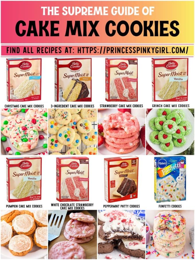 8 Cake Mix Cookies - Princess Pinky Girl