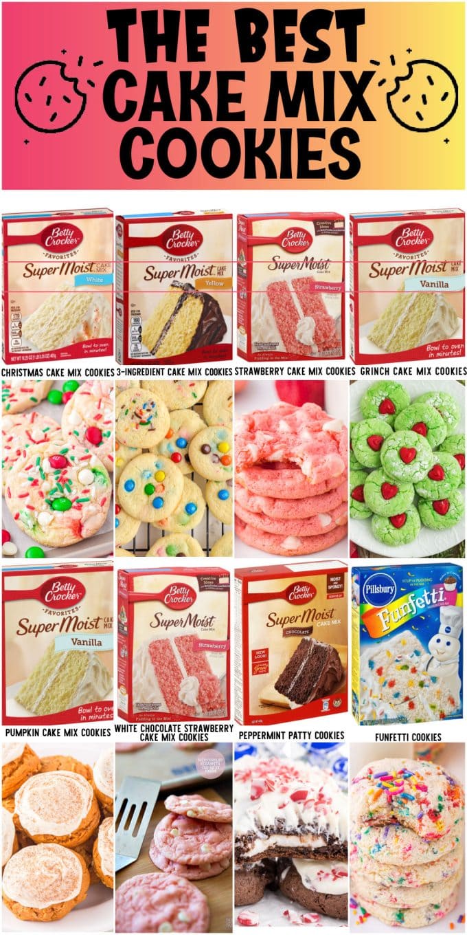 Cake Mix Cookies Guide pinterest