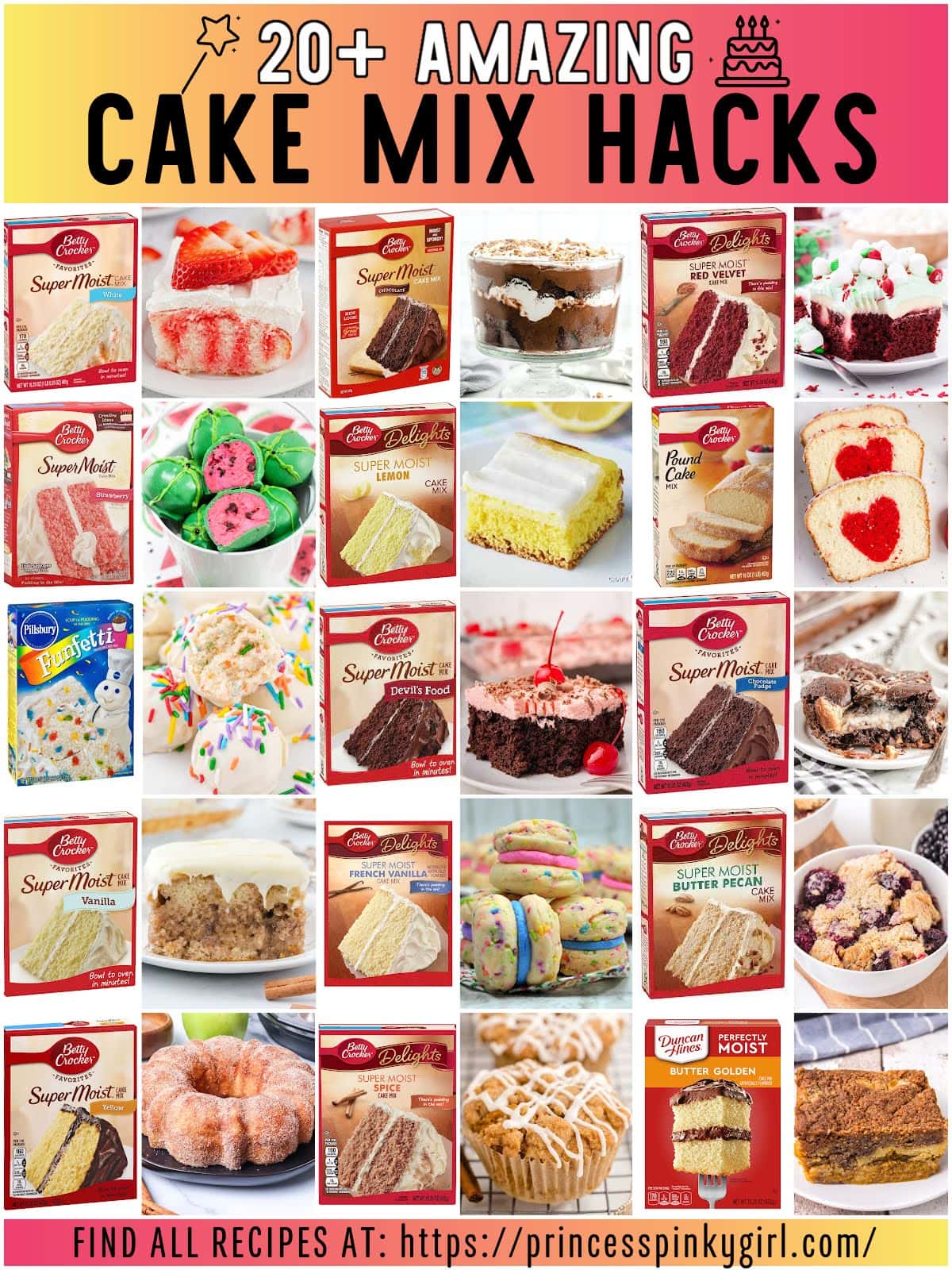 35+ Easy Cake Mix Recipes - Hacks Using A Box Cake Mix
