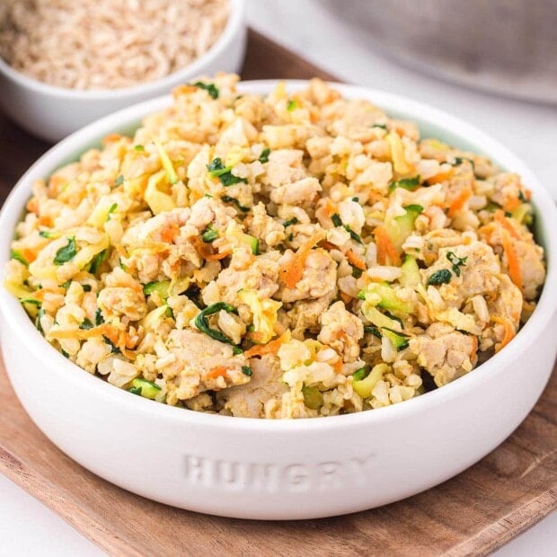 Homemade Dog Food (Chicken and Rice Dog Food) - Princess Pinky Girl