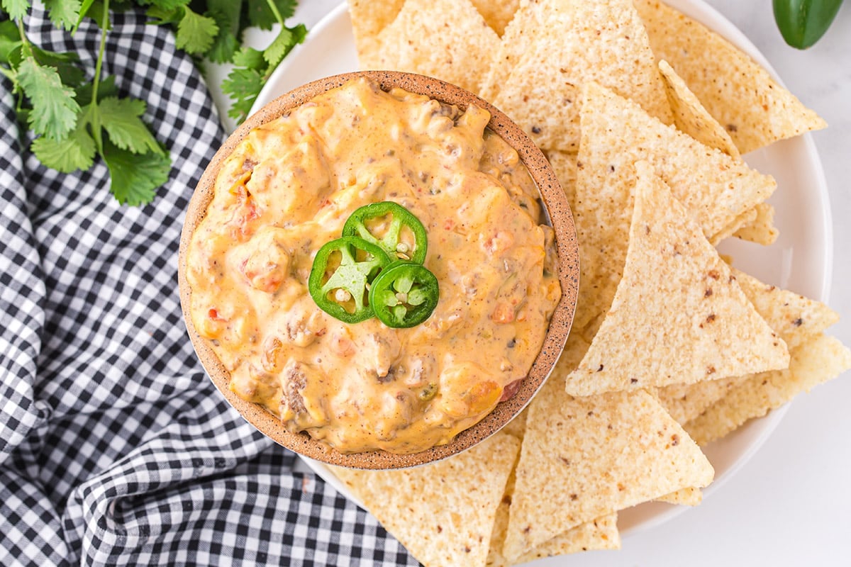 smoked queso with jalapenos