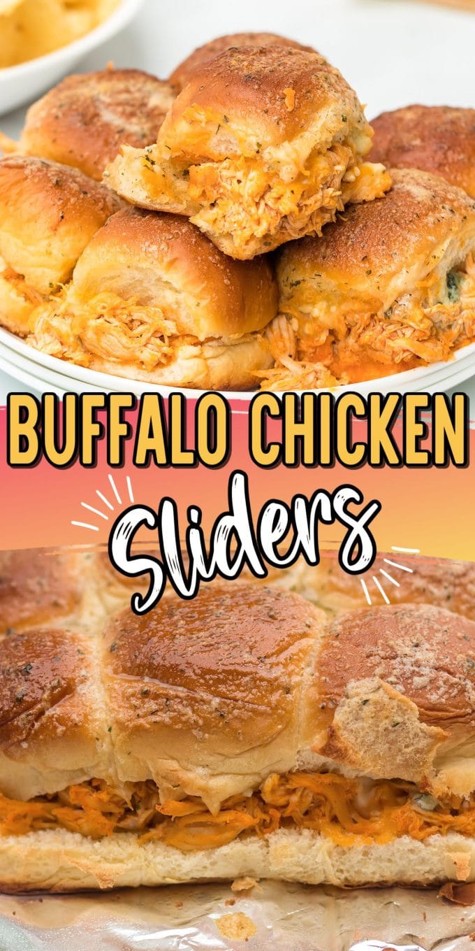 Buffalo Chicken Sliders pinterest