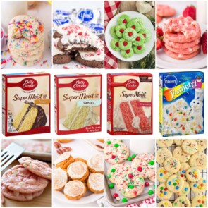 round up cake mix cookies featured image