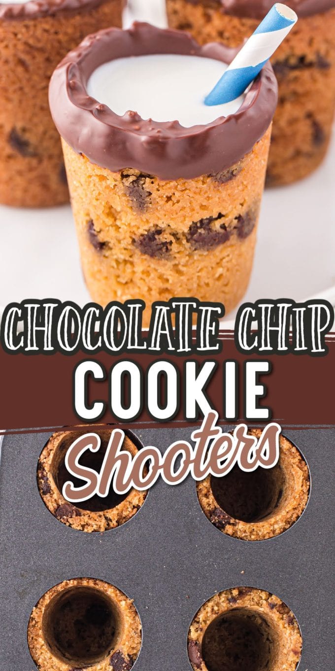 chocolate chip cookie shooters pinterest