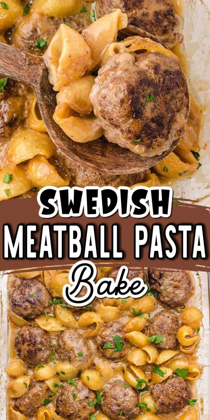 swedish meatball pasta bake pinterest