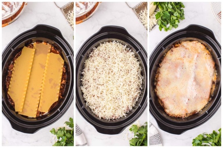 Easy Crockpot Lasagna - Princess Pinky Girl